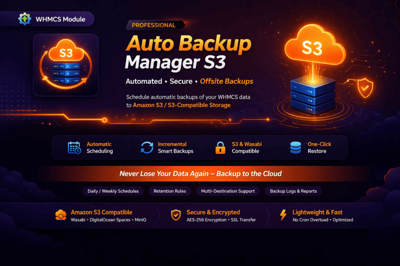 Auto Backup Manager S3